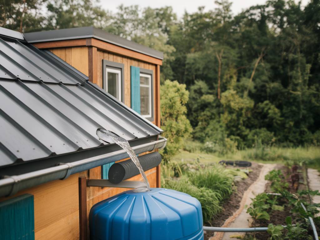 Recycler l’eau de pluie en tiny house : solutions et conseils