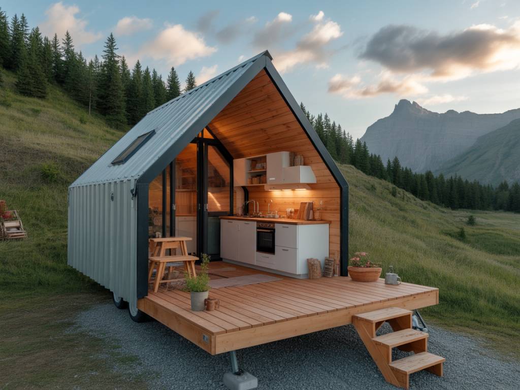 Construire une cuisine extérieure autonome pour sa tiny house : praticité et autonomie au naturel