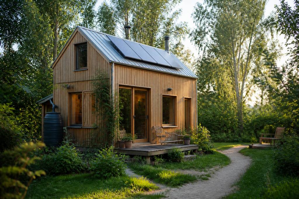 Petite maison écologique : guide pour un habitat durable et autonome