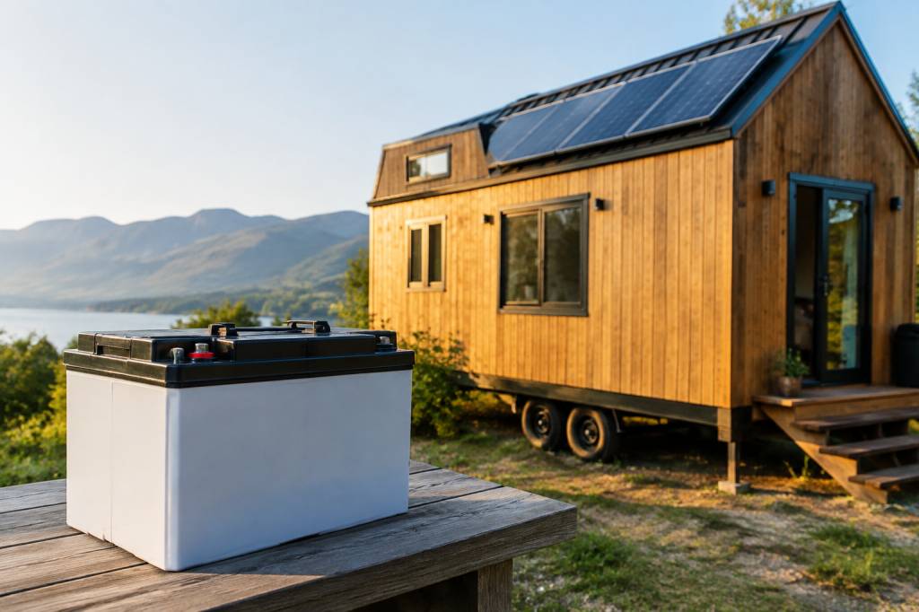 Comment choisir une batterie en ampère-heure pour une tiny house autonome ?