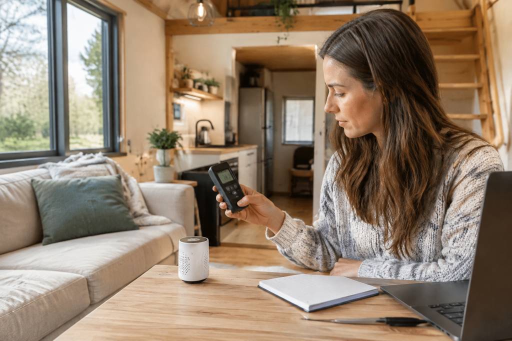 Comment tester l’air intérieur d’une tiny house ou d’une maison container ?